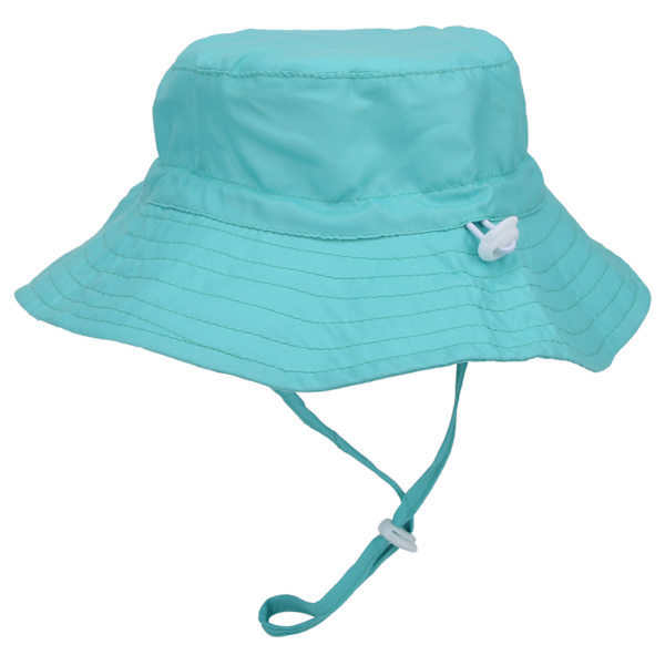 Barn Hink Hat Unisex Baby Boy Girl Utomhus Justerbar Strand Cap Hink HatBlå Grön S