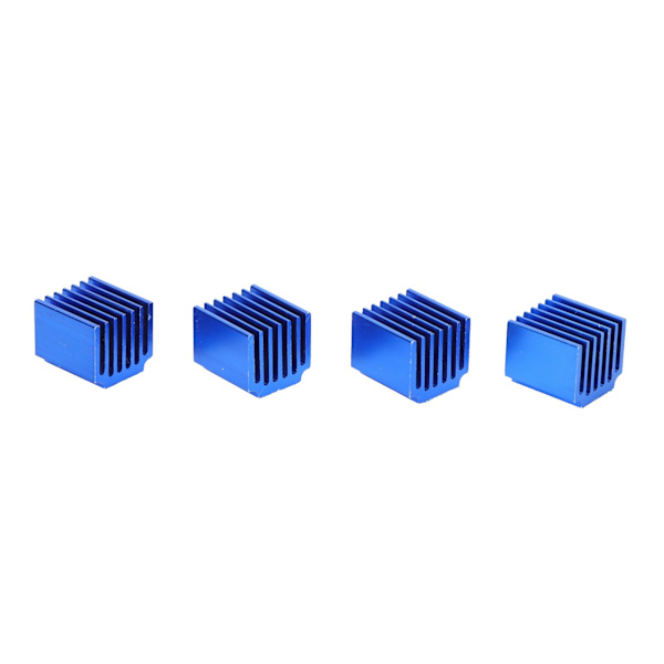 4 st Heatsink Mini Cooler med termiskt ledande tejp för TMC 2100/2208 LV8729 Steppermotordrivrutin