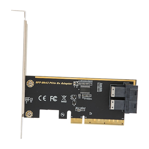 PCIE X8 til U.2 Adapter-kort Dual Port SFF 8643 Mini SAS HD 36Pin PCIE Adapter-kort til konventionel stationær computer