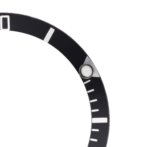 Klokke Armbåndsur Aluminium Materiale Loop Bezel Innsettingsring Erstatningsdel (Svart Rød)