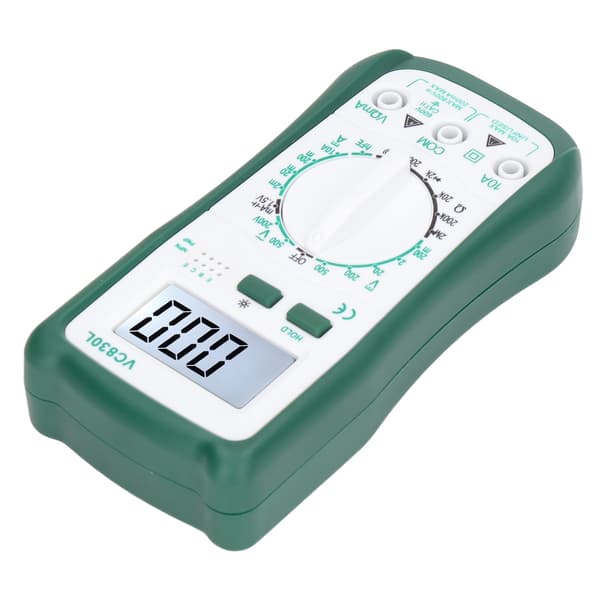 LCD-skjerm Multimeter Multifunksjonell Digital Spenning Strøm Motstandstester VC830L