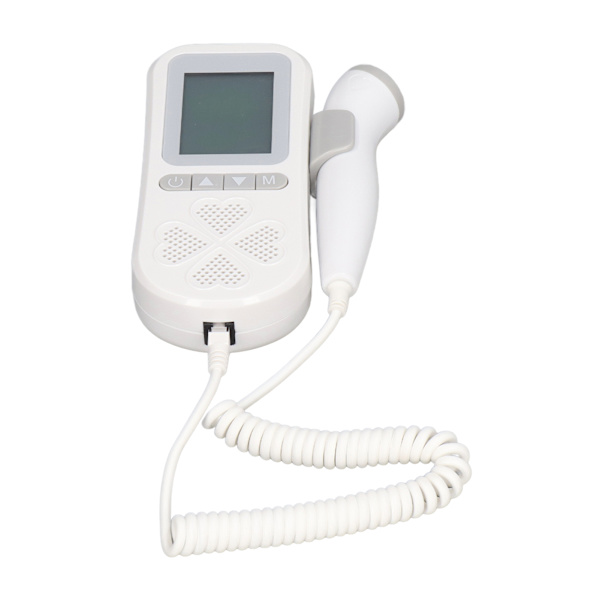 Fetal Hjertemonitor 3 Tilstande Nøjagtig Vandtæt Probe Digitalt Display Baby Hjerterytme Detektor til Graviditet Hjem Grå
