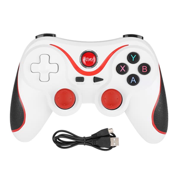 T3 Telefon Trådløs Bluetooth4.0 Gamepad Spillhåndtak for PS3-vert