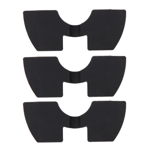 3 st / 1 Set Gummi Stötdämpare Dämpningsplatta för Xiaomi M365 Elektrisk Scooter