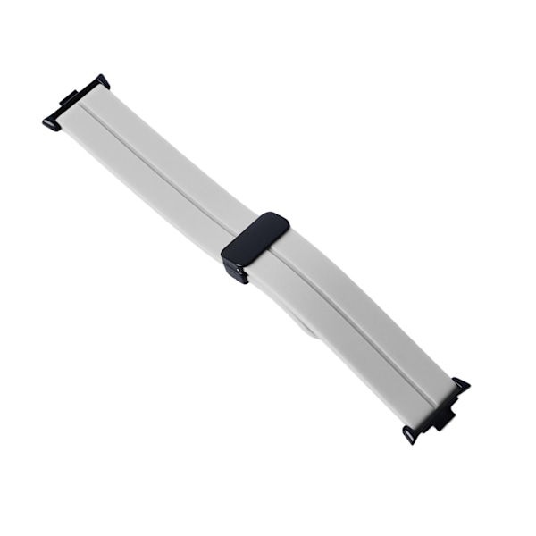 Urrem til Watchband Watch Band Silikone Magnetisk Foldbar Fleksibel Vandtæt Urrem til Mi Band 8 Pro Grå