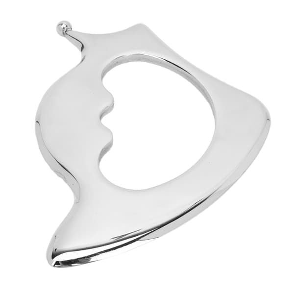 Gua Sha massasjebrett i rustfritt stål Fysioterapi Gua Sha skulpturverktøy for bløtvev
