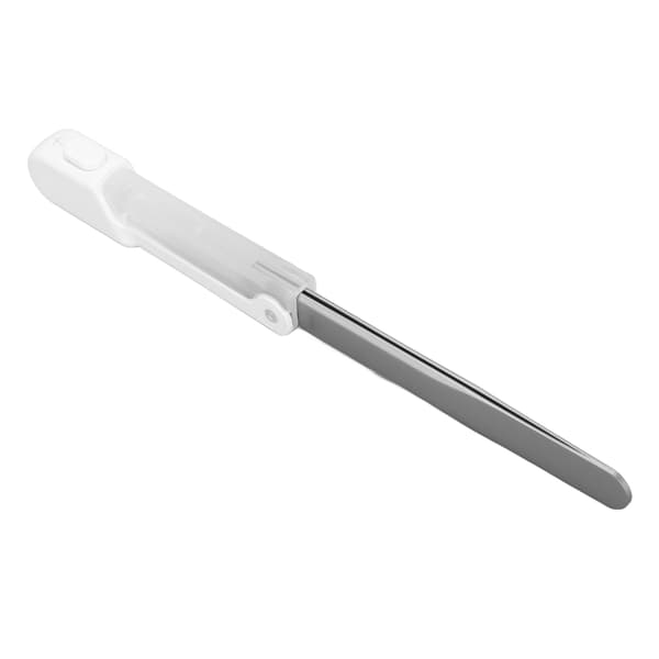 Pimple Blackhead Extractor Remover Pincet med spids spids i rustfrit stål med belysning