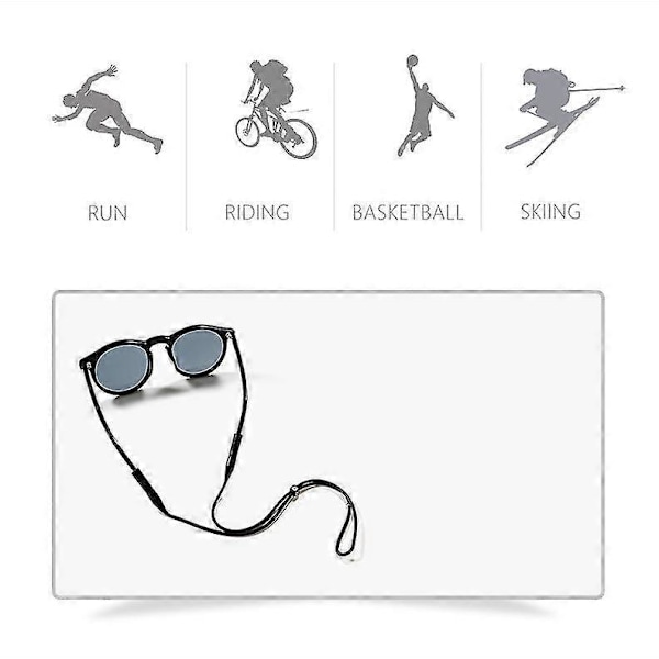 Brillestropp, Universell Passform Tau Sport Justerbar Holderstropp