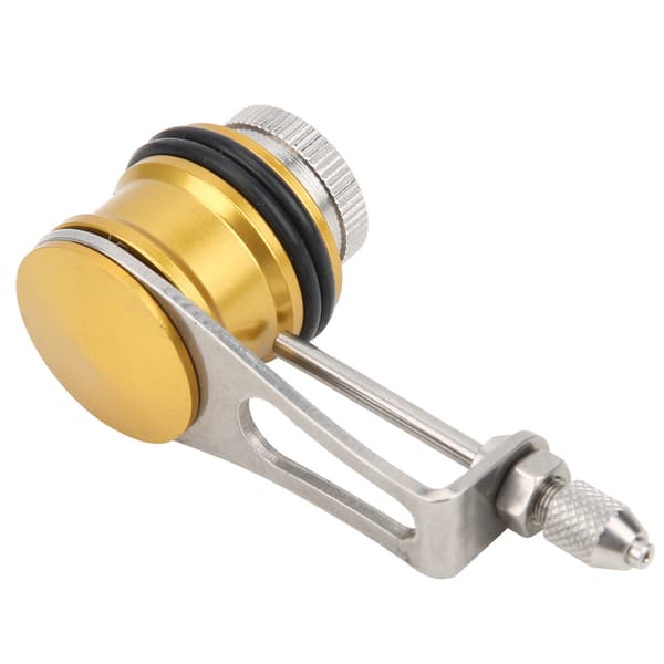 Fiskeknude-sæt Wire Knot Tool til Line Winder Assist Knotting Connector Tilbehør Guld