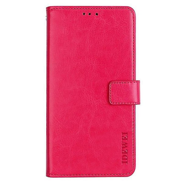 För Samsung Galaxy A15 5G Fodral Crazy Horse Textur Läder Plånboksfodral-B6 Rosa