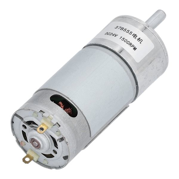 Vaihteistomoottori Sähköinen alennusvaihteisto Teollinen ohjauslisävarusteet 1500RPM DC24V 37B555