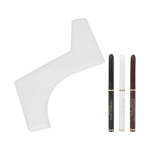4st Herr Skäggstyling Pennkit Guide Mall Vattentät Långvarig Skäggfyllningspenna