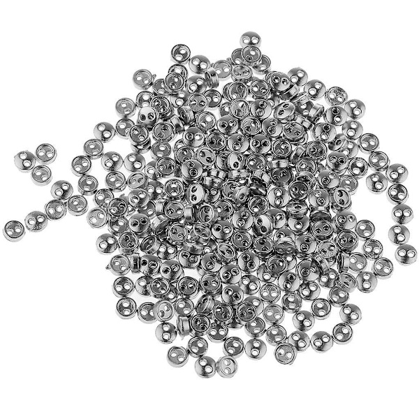 600 st/set Mini Metall Små Knappar för Dockkläder DIY Tillbehör
