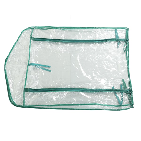 Drivhus Udskiftning Dækning Transparent PVC 69x49x92cm Mini Plante Dækning til 2 Tier Hylder