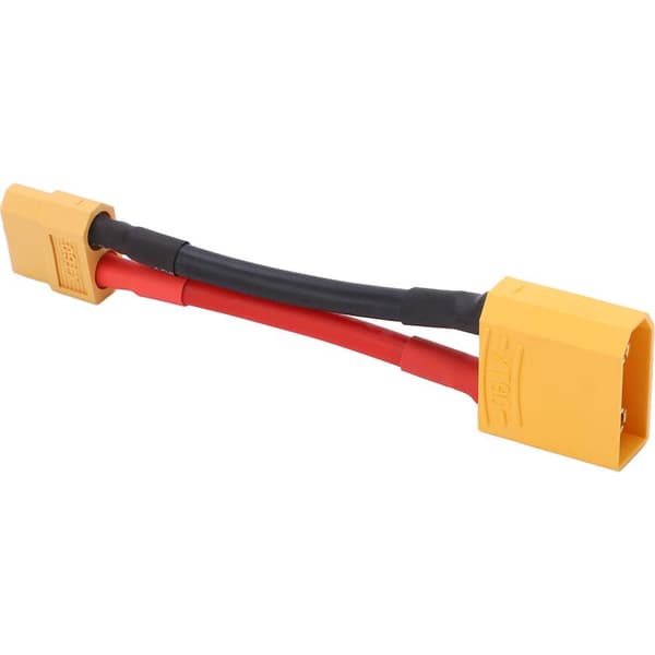 XT60 hun til XT90 han 12AWG bredt bøjet stik, genanvendeligt XT60 stik til radiostyrede biler og fly