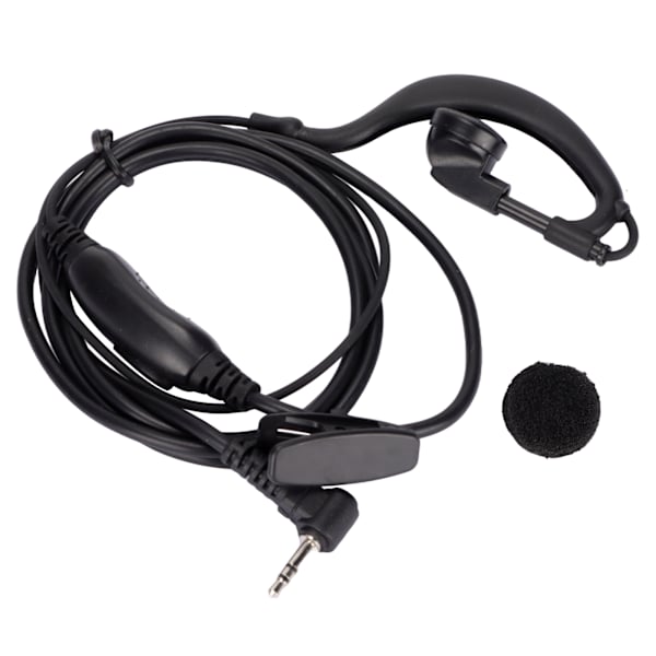 Multifunktionell 2,5 mm G-formad klämma tvåvägsradioheadset för Motorola
