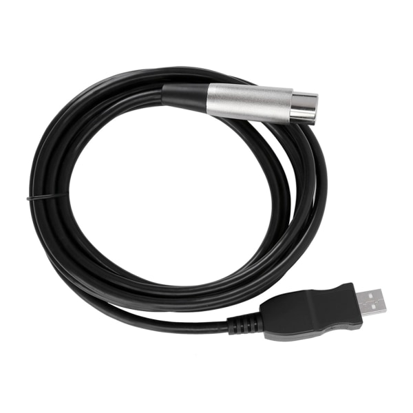 Mikrofonin mikrofoniliitäntäkaapelisovitin USB -XLR-mikrofoniliitäntäkaapelin johto 3 metriä