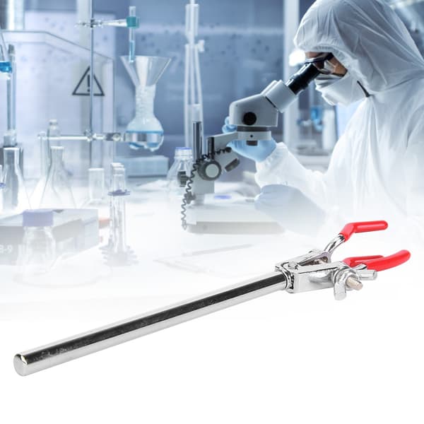 Sinklegering Tre Kjeve Lab Kolbe Klemme Klips Laboratorieinstrument Eksperimenttilbehør