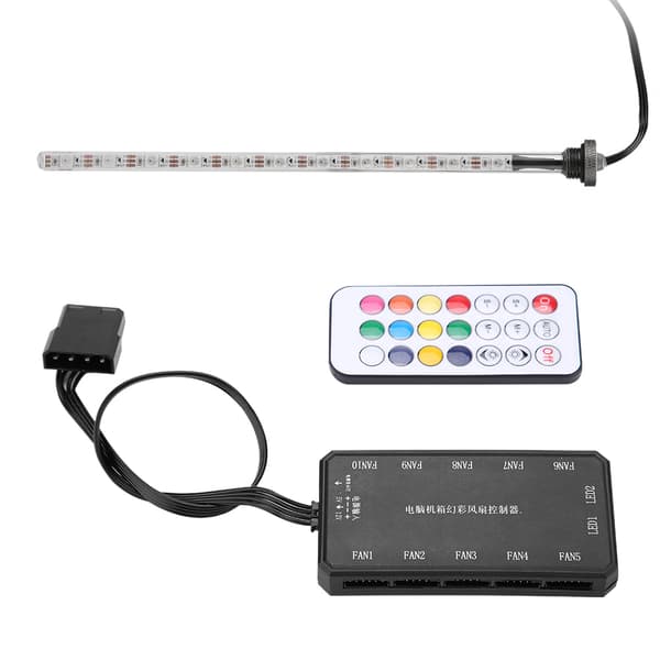 22 cm lys virusreservoar LED-lys 15 m fjernkontroll vanntanklys med kontroller