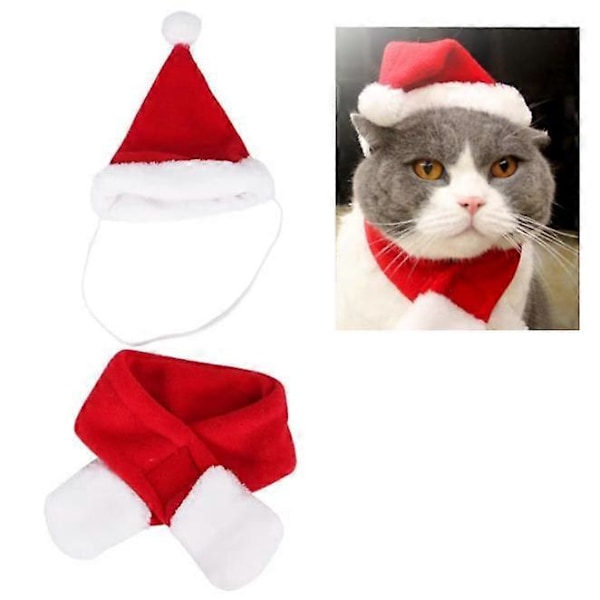 Juldräkt för katt och hund, Julkläder för husdjur, Juldräkt för katt, Juldräkt för hund, Juldräkt för katt för jul, fest,