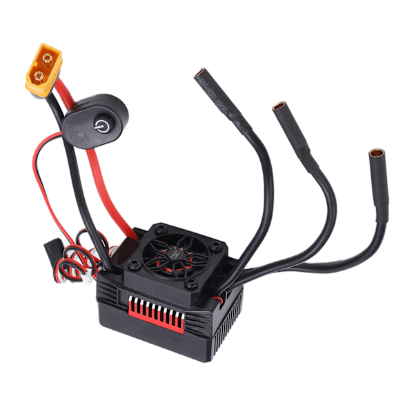 V2 RC Vanntett 45A ESC Børsteløs ESC Elektrisk Fartskontroller for 1/10 RC Bil Oppgraderingsdeler