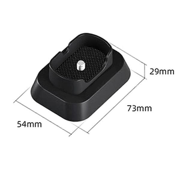 For Insta360 X4 Air/ X4 Camera Upright Base Desktop Stand Holder Dock for Panoramic Sports Cameras Black