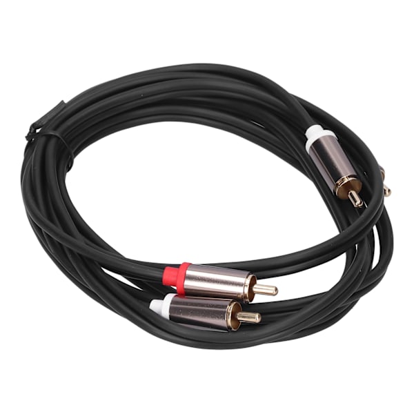 2RCA han til 2RCA han lydkabel guldbelagt dobbelt til RCA ledning til tv til forstærker2M/6.6ft