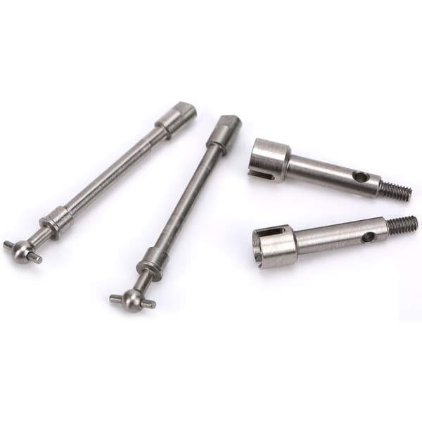 Rustfrit stål front drivaksel hundeben udskiftning til Axial SCX24 90081 1/24 RC bil