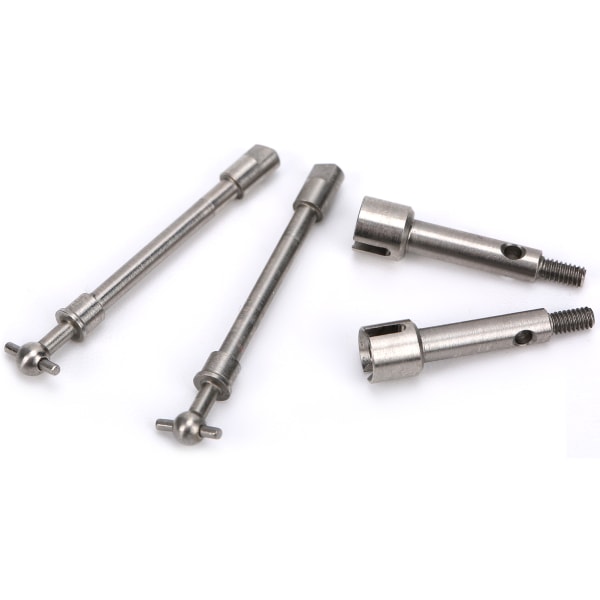 Rustfritt stål fremre drivaksel hundeben erstatning for Axial SCX24 90081 1/24 RC bil