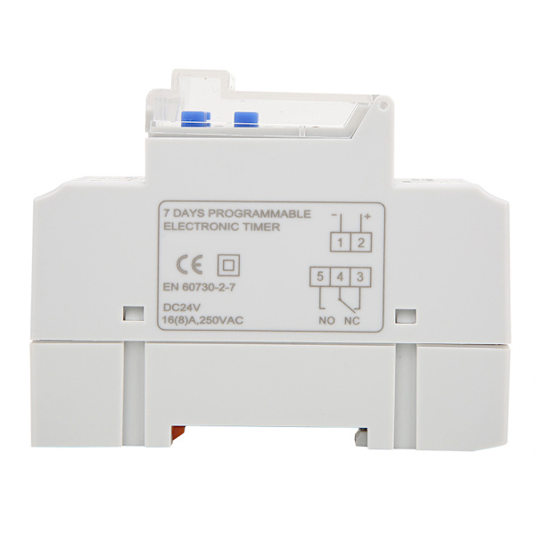 TM919A-3 24V DC 16A LCD 7 Dagars Programmerbara Digitala Timerbrytare