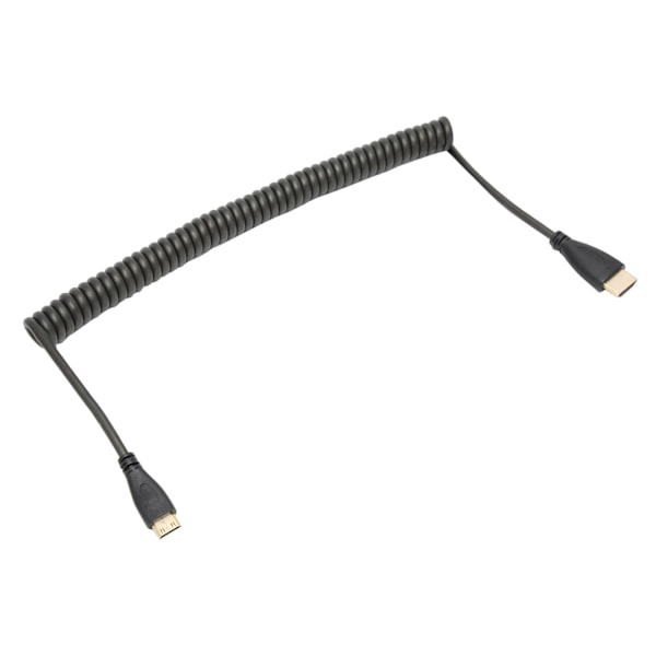 HD Multimedia InterfaceA till HD Multimedia InterfaceC Adapterkabel Spiralkabel Rak Huvud