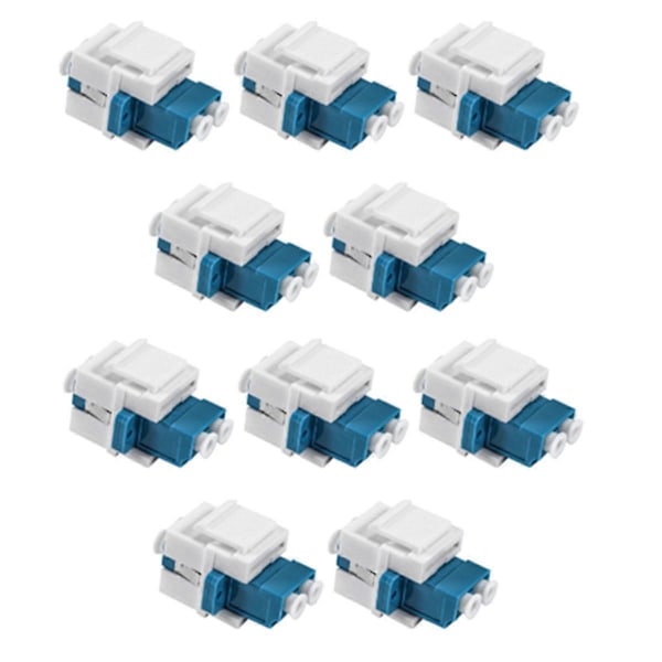 LC Fiber Optisk Adapter LC til LC Duplex Multimode F/F Keystone Kobling