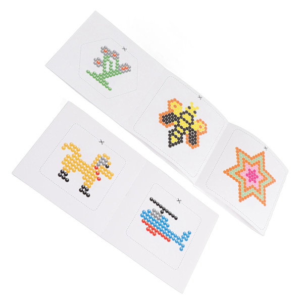 Kids Vann Fuse Beads Kit Pedagogisk Puslespill DIY Fargerike Spill Leker for Gutter Jenter 1500 Perler