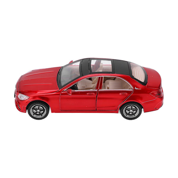 1/32 Legering Støbt Model Biler Træk Tilbage Legetøjsbil med Lyd og Lys til Drenge og Piger GaveRød