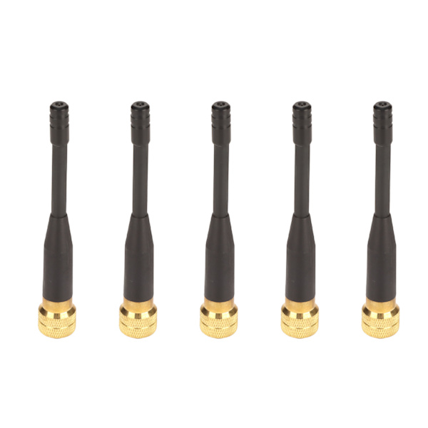 Radioantenni SMA-naaras kullattu lyhyt Walkie Talkie -antenni BF 666S BF 888S UV 5R TK 240 TK 250 TK 255 PX 777 5-pakkausta