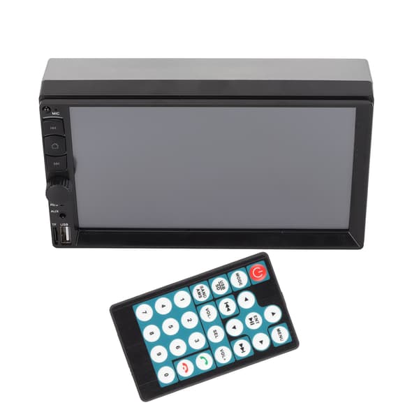 7in Bil Audio Receiver Double Din Stereo MP5 Afspiller Touch Screen Bluetooth Håndfri Bakkamera Support