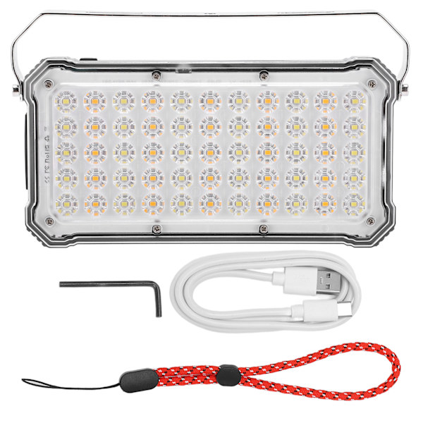 5 i 1 100W Smart USB 20000MAh Laddningsbar Vattentät IP66 Hög Kapacitet Campinglampa