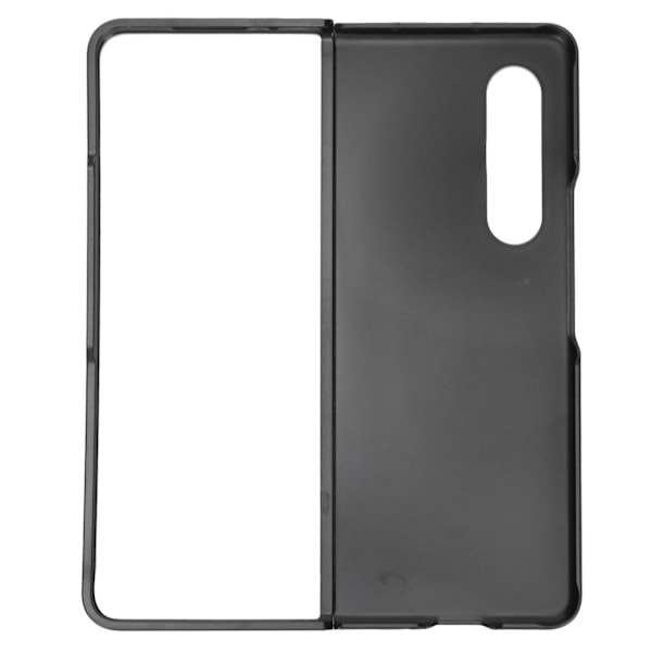 Læder Smartphone Cover Stødsikkert Telefonbeskyttende Etui til Samsung Galaxy Z Fold 3Sort