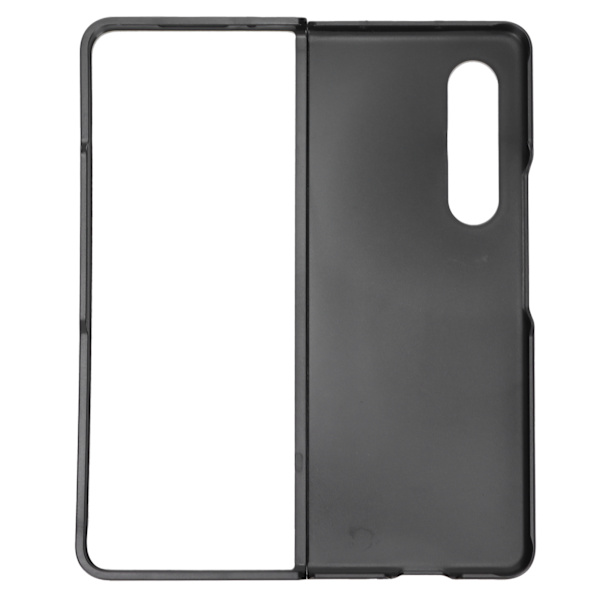 Läderfodral för smartphone, stöttåligt telefonskydd för Samsung Galaxy Z Fold 3, svart
