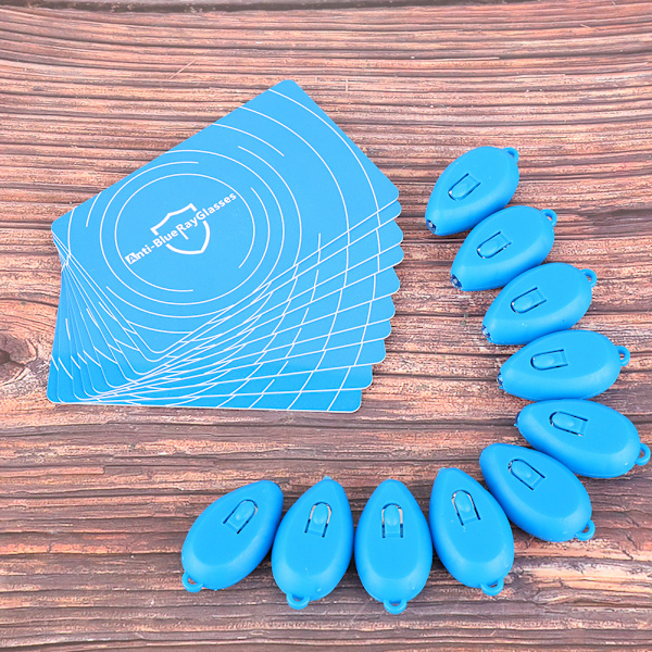 10 set Professional Anti Blue Light Test -tunnistuskortti Blue Light Generator Card
