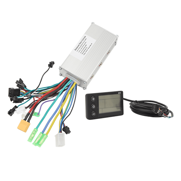 Elektrisk cykelcontroller sæt 36V 48V 60V 500W 28A børsteløs 3 tilstandscontroller 866 LCD displaypanel cykelkonverteringssæt