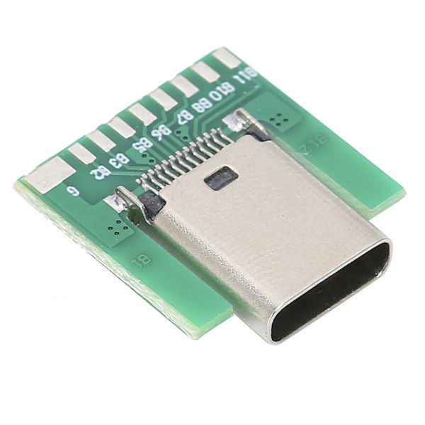18-pin loddetype C-stik USB3.1-konverter Overflademontering SMT hun-kabeladapter printkort