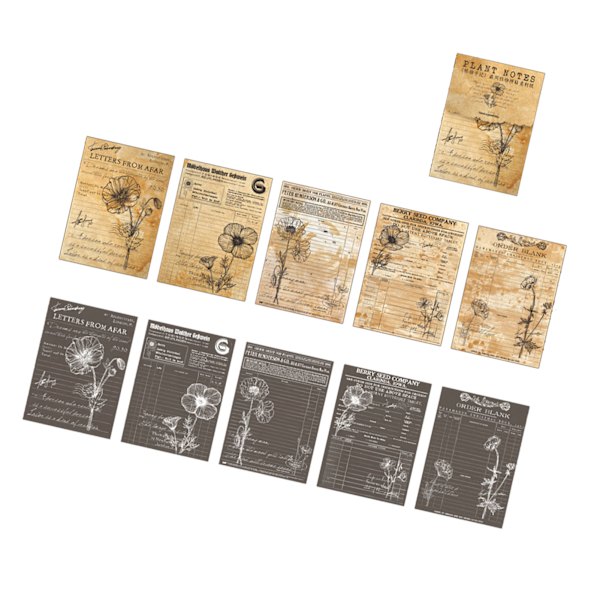 20 arkin kasvimateriaalitarrat DIY-käsikirja Scrapbook-kasviteemaiset tarrat Koristeelliset suunnittelijatarrat Maissiunikko