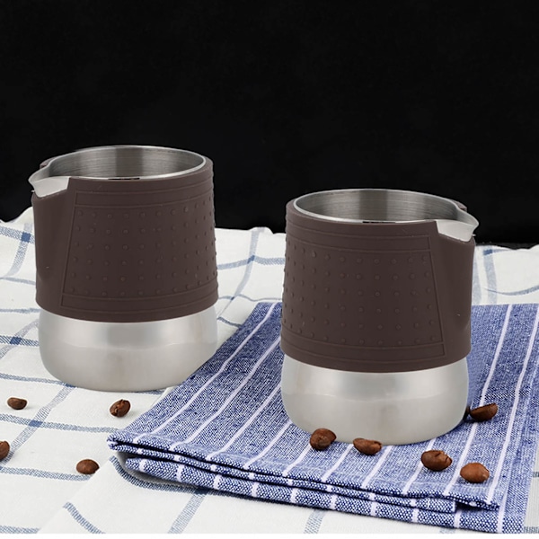 Rustfrit stål kaffekop mælkeskummer varmebestandig lattekande