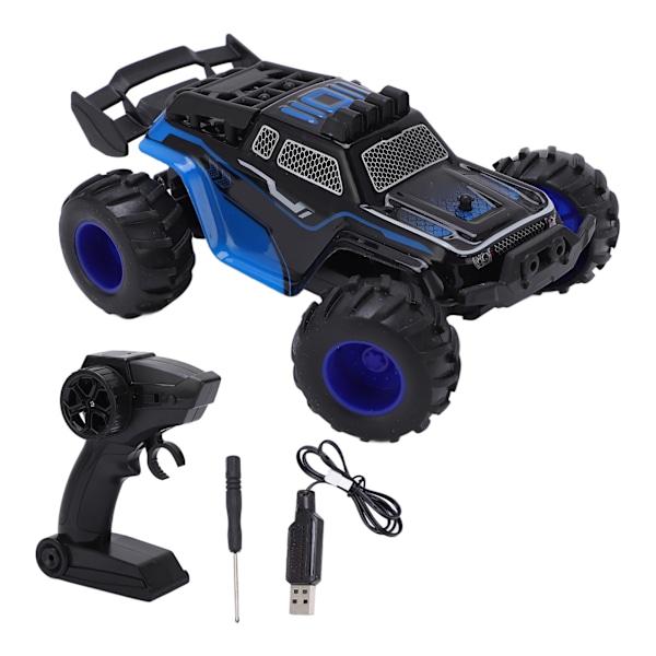 1:24 Scale 2.4G Remote Control Car 18km/h High Speed RC Off Road Vehicle Electronic Toy for KidsBlue