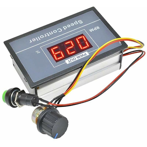 PWM DC Motorvarvtalsregulator (PWM) DC 6-60V 12V 24V 36V 48V 30A Justerbar Motorvarvtalsregulator