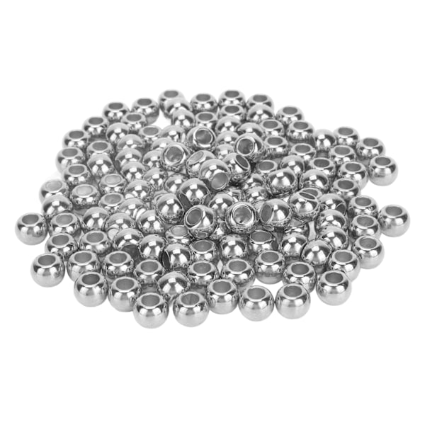200 stk. harpiksperler bred anvendelse blank overflade robust holdbar levende farve kunsthåndværk perler til smykker tøj taske 12mm sølv