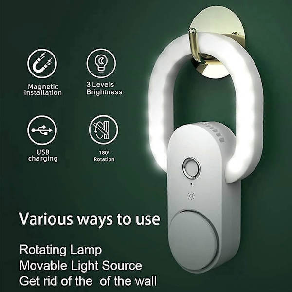 Bevægelsessensor Natlampe Genopladelig LED Natlampe Aroma Lampe