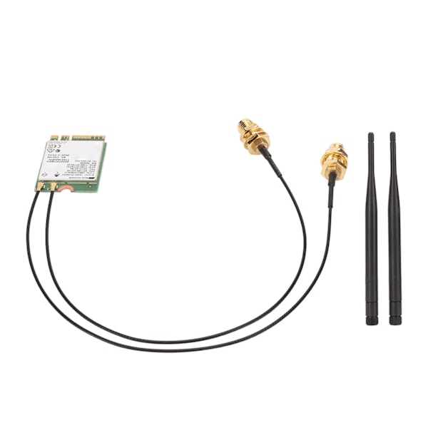 Trådløst netværkskort Gigabit Tri Band WiFi 6 Generation 802.11AX Standard 6GHz 5GHz 2.4GHz M.2 NGFF trådløst kortmodul