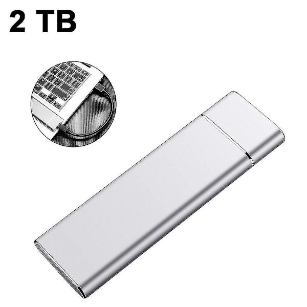 Bærbar Ekstern SSD Solid State Drive for Mobil Lagring